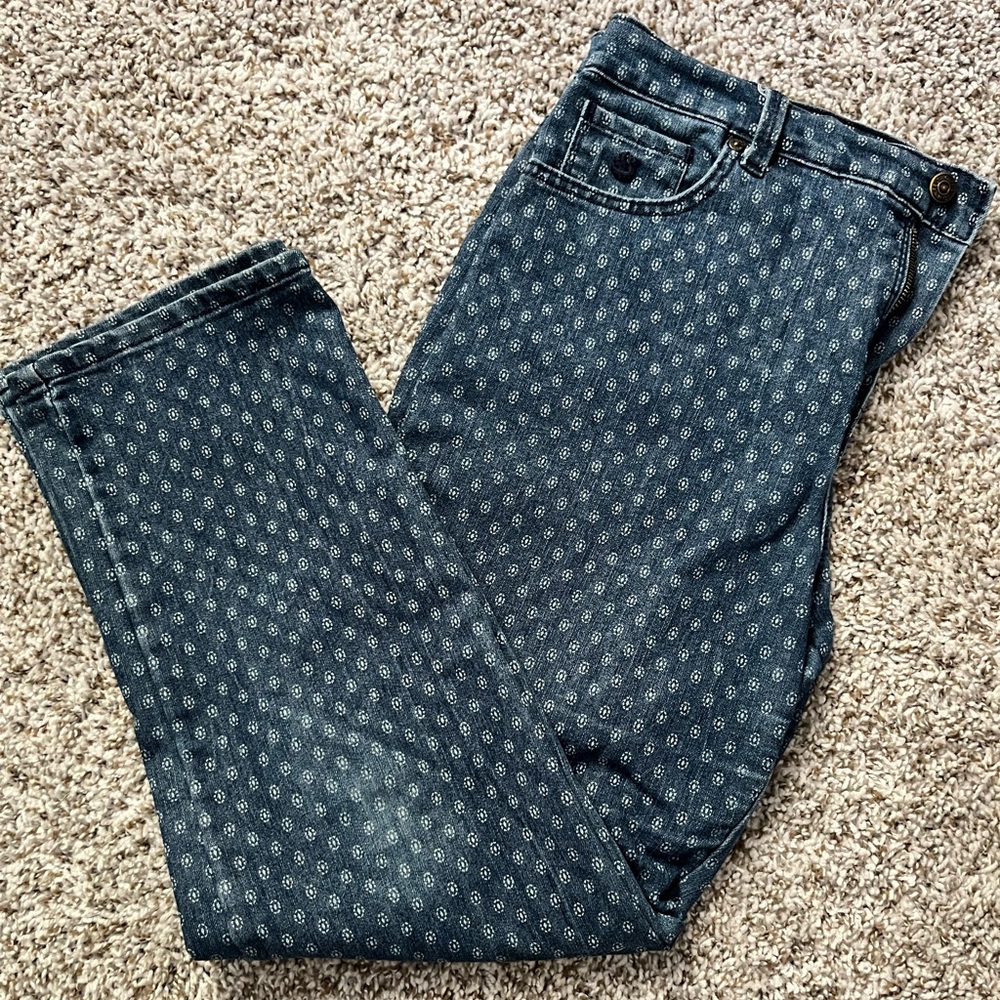 Vintage patterned Gloria Vanderbilt jeans